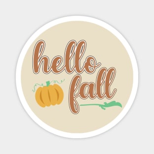 Hello Fall Magnet